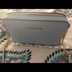 Micheal Kors baby blue cross body